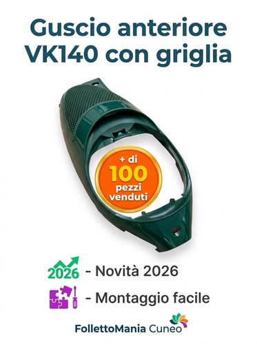 Guscio anteriore 140 con - guscio, vk